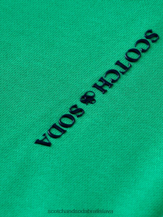 ženy oblečenie amazonská zelená Scotch & Soda teplákové šortky z organickej bavlny 4ZV00D253