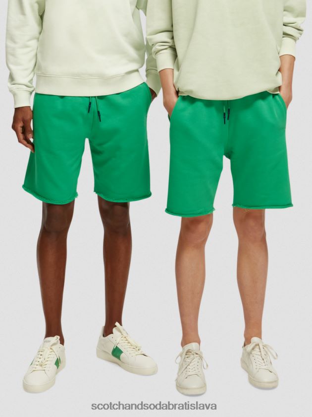 ženy oblečenie amazonská zelená Scotch & Soda teplákové šortky z organickej bavlny 4ZV00D253
