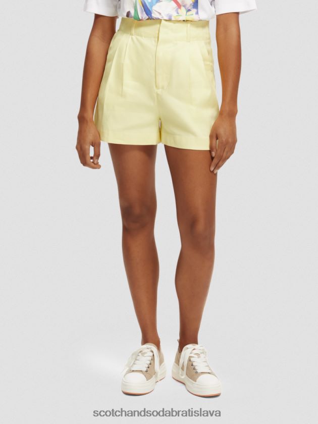 ženy oblečenie popcorn Scotch & Soda vysoké skladané šortky 4ZV00D235