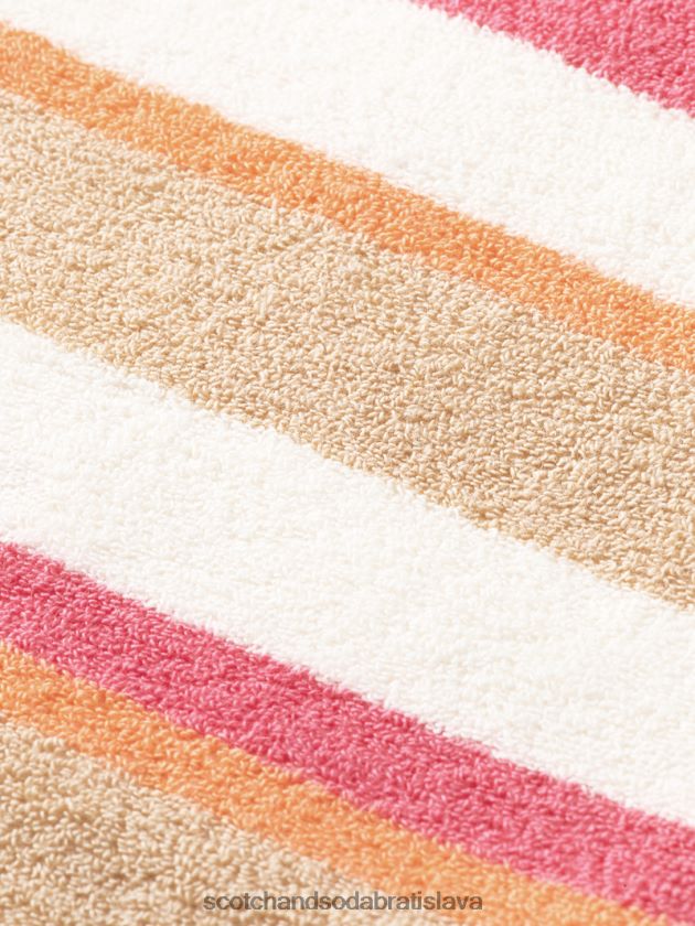 ženy oblečenie vanilková biela Scotch & Soda pásikavé šortky s vysokým pásom 4ZV00D179