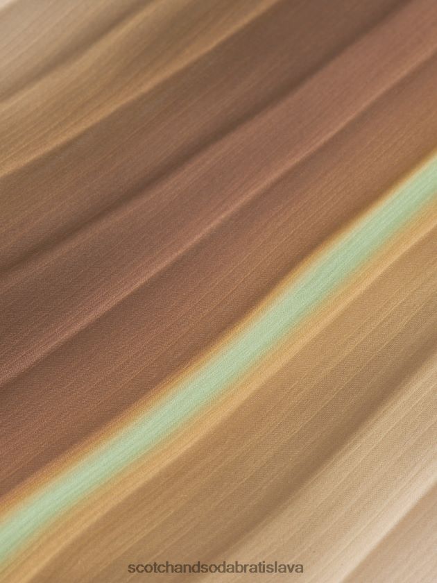 ženy oblečenie dúhové ombre Scotch & Soda nariasené tielko s výstrihom do V 4ZV00D116