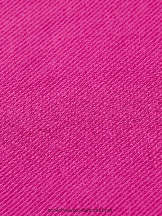 ženy oblečenie fuchsiová Scotch & Soda tielko racerback z organickej bavlny 4ZV00D86