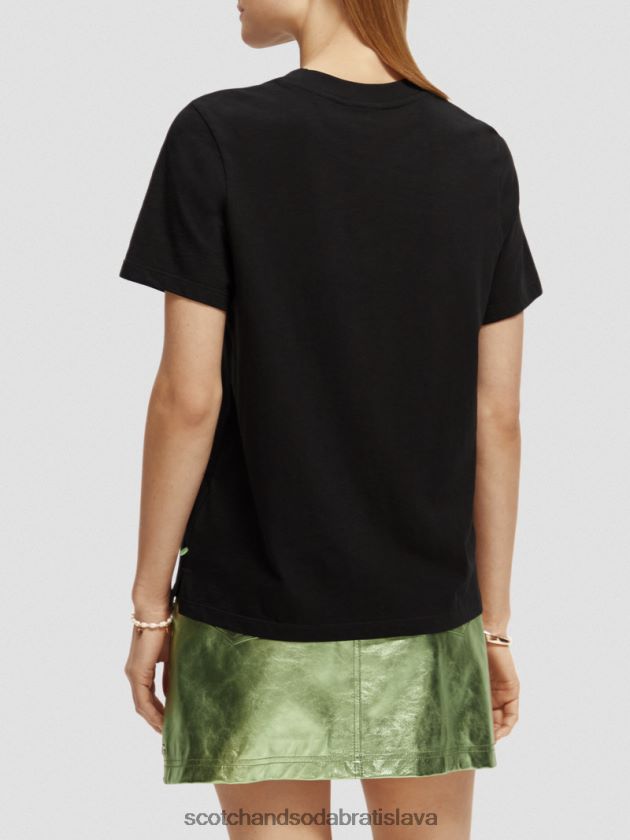 ženy oblečenie čierna Scotch & Soda tričko regular fit 4ZV00D100