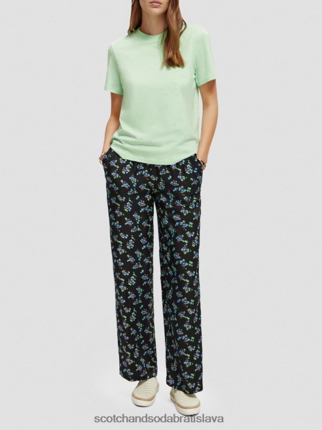 ženy oblečenie jaseň mäta Scotch & Soda tričko regular fit 4ZV00D99