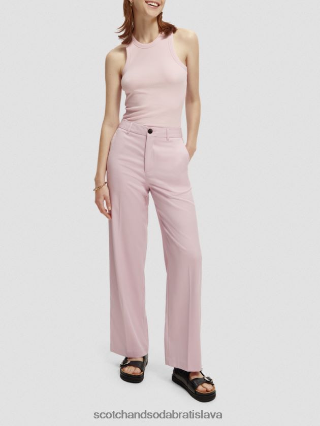 ženy oblečenie levanduľa Scotch & Soda tielko racerback z organickej bavlny 4ZV00D84