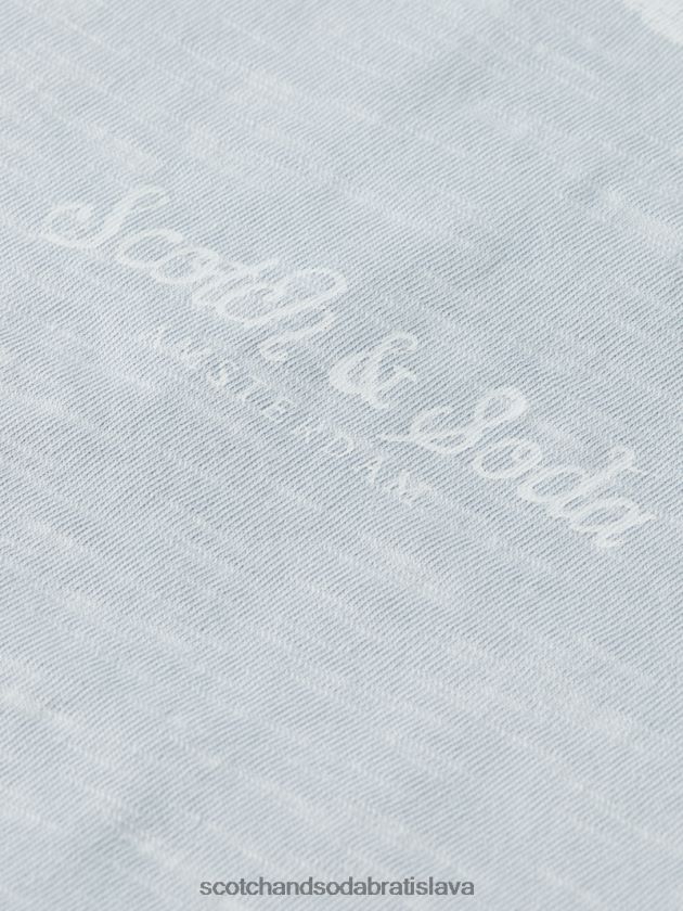 ženy oblečenie oblak modrý Scotch & Soda tričko voľného strihu z organickej bavlny 4ZV00D67