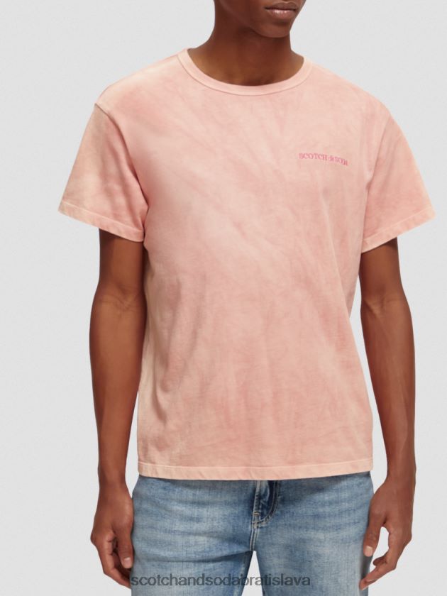 ženy oblečenie plameniak Scotch & Soda rastlinne farbené tričko 4ZV00D120