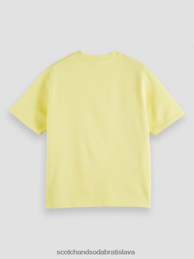 ženy oblečenie popcorn Scotch & Soda organické tričko voľného strihu s grafikou 4ZV00D64