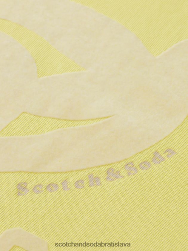 ženy oblečenie popcorn Scotch & Soda organické tričko voľného strihu s grafikou 4ZV00D64