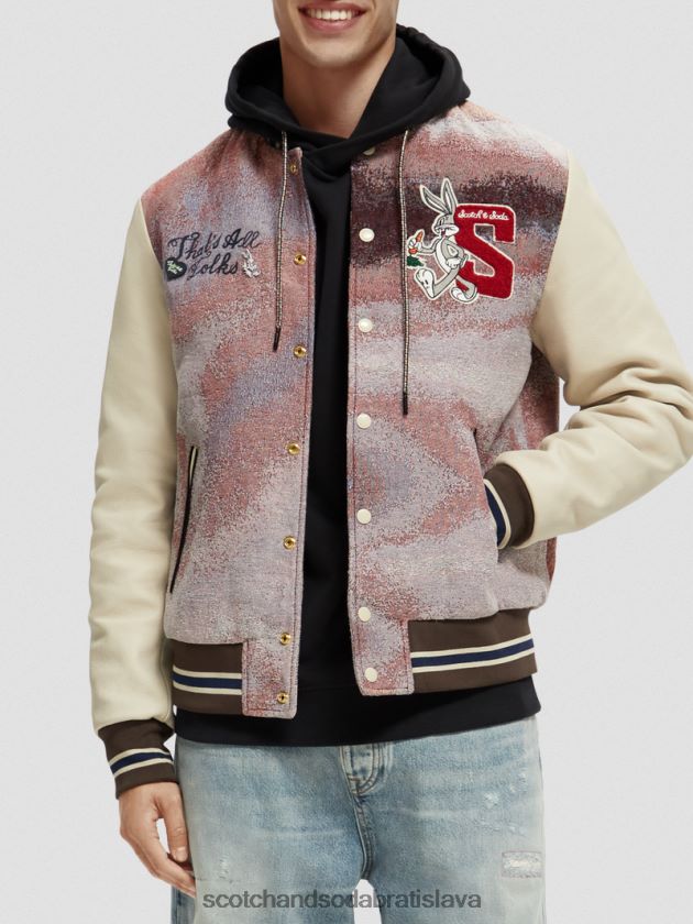 ženy oblečenie combo a Scotch & Soda bomber bunda looney tunes 4ZV00D131