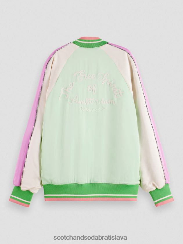 ženy oblečenie svetlý papagáj Scotch & Soda bomber bunda 4ZV00D147