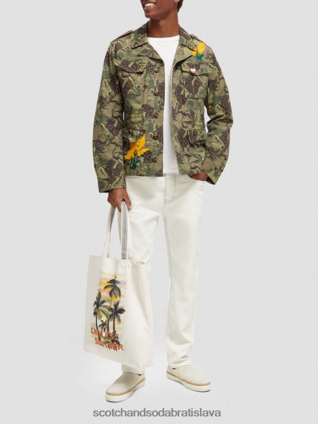 ženy príslušenstvo biely Scotch & Soda plátenná taška na umelecké diela 4ZV00D270