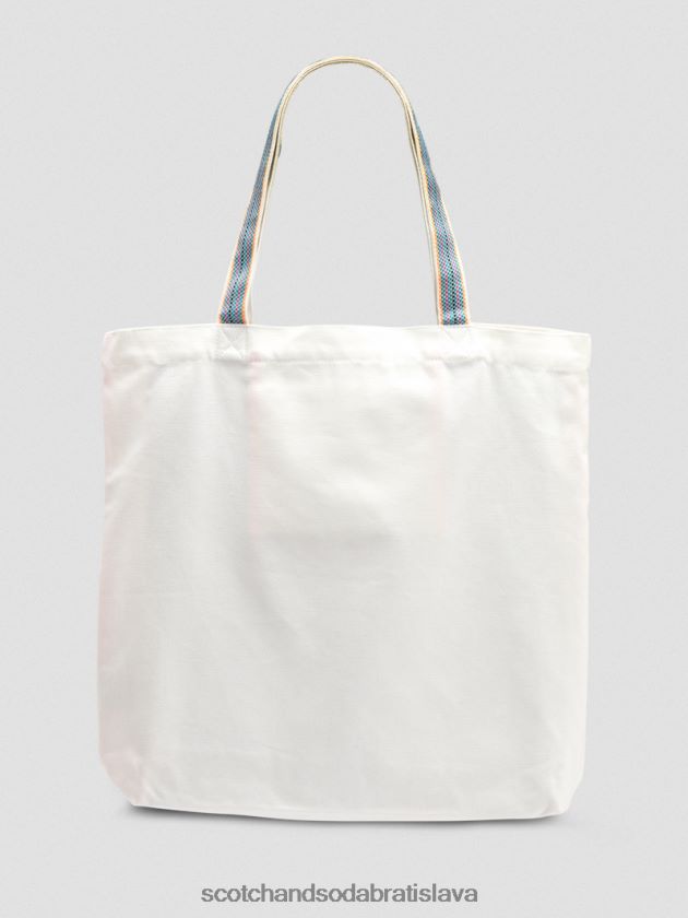 ženy príslušenstvo biely Scotch & Soda plátenná taška na umelecké diela 4ZV00D270