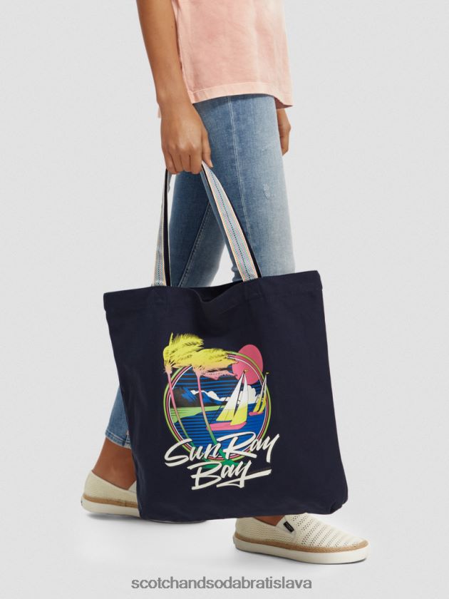 ženy príslušenstvo námorníctvo Scotch & Soda plátenná taška na umelecké diela 4ZV00D269