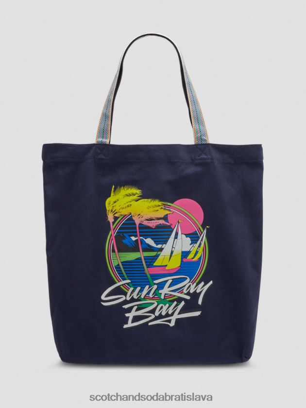 ženy príslušenstvo námorníctvo Scotch & Soda plátenná taška na umelecké diela 4ZV00D269