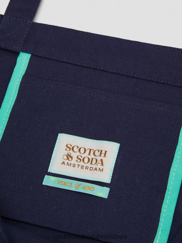 ženy príslušenstvo námorníctvo Scotch & Soda plátenná taška na umelecké diela 4ZV00D269